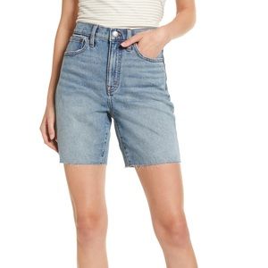 Madewell High-Rise Mid-Length Denim Shorts